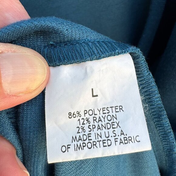 TravelSmith Womens Paneled Sleeveless Teal Stretch Pencil Sheath Maxi Dress L - Picture 4 of 8